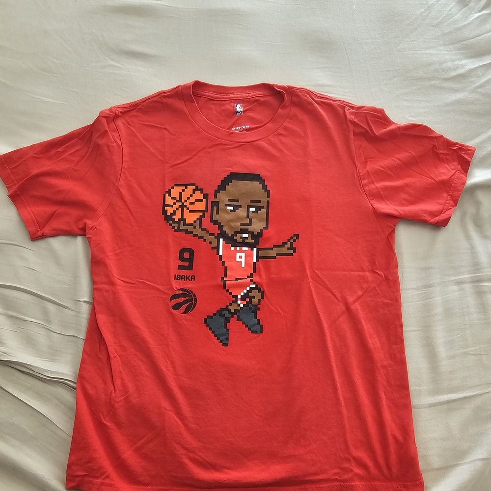 NBA Serge Ibaka Toronto Raptors 8-bit T-shirt